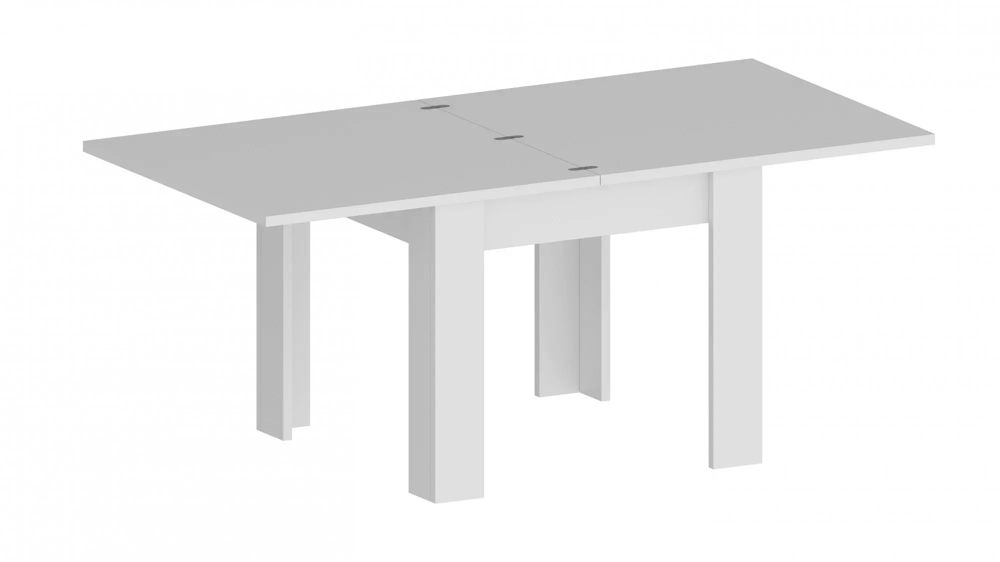 Esstisch INOSIGN "JESI", weiß (weiß hochglanz, weiß hochglanz, weiß hochglanz), B:90cm H:75cm T:90cm, Tische