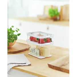 Rotho Kühlschrank Organizer 2-tlg. CAUMA Weiß