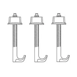 LAUFEN Living Befestigung H8949620000001 ALESSI ONE, für Waschtisch-Schale