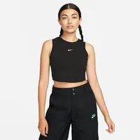 Nike Sportswear Essentials Tank top, black/sail S