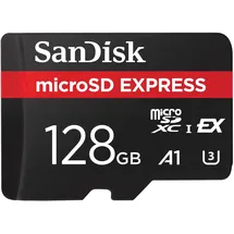 SanDisk Express Card R880/W480 microSDXC 128GB, UHS-I U3, A1, Class 10, SD Express EX I (SDSQXFN-128G-GN4NN)