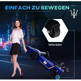 aiyaplay Kinder Elektroauto 12 V Maserati GT2 blau (1-tlg)