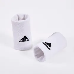 Schweissband Tennis ADIDAS - breit weiss, EINHEITSFARBE, EINHEITSGRÖSSE