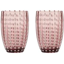 Zafferano Perle Glasbecher 0,32 l 2-tlg.
