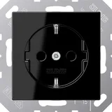 Jung Schuko-Steckdose Schwarz 1 St.