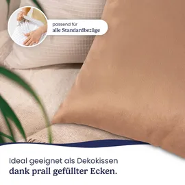 Gentle North Dekokissen 45 x 45 cm Weiß