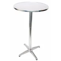 Mendler Bistrotisch Ø 60 x 110 cm Vierkreuzfuß