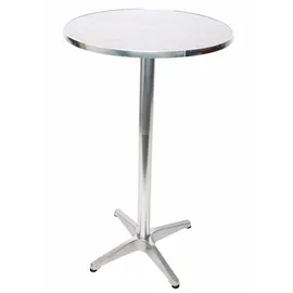 Mendler Bistrotisch Ø 60 x 110 cm Vierkreuzfuß