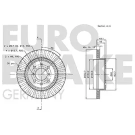 Eurobrake Bremsscheibe 5815205213]