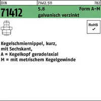 Industrial Quality Supplies DIN 71412 5.8 AM 10 x