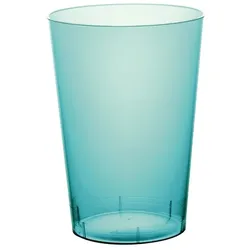 900 Mehrweg Becher türkis transparent Plastikbecher 230ml Wiederverwendbar bunt