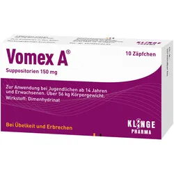 Vomex A 150 mg Suppositorien