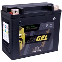 Intact Bike-Power GEL Motorradbatterie GEL12-20-BS 18Ah (DIN 82001 YTX20-BS