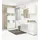 akord furniture factory Waschmaschienenüberschrank 30 x 64 x 180 cm Weiß