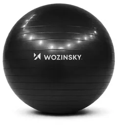 wozinsky Gymnastikball Schwarz 65 cm