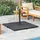 vidaXL Sonnenschirm-Gewichtsplatte Granit 25 kg Schwarz