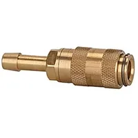 Riegler Schnellverschlusskupplung NW 2,7, Messing blank, Tülle LW 4