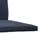 Beautissu Hollywoodschaukelauflage 180 x 50 x 6 cm Dunkelblau 2 St.