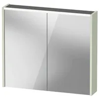 Duravit D-Code Spiegelschrank, Verspiegelt DC71060HHHH2000, 800x700x148, Blassgrün Matt, Steckdose