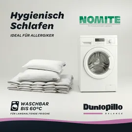 DUNLOPILLO 3-Kammer-Kopfkissen 80 x 80 cm Weiß
