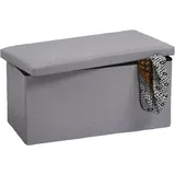 KESPER Truhenbank grau 76 x 38 x 38 cm