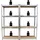 Baumarktplus Schwerlastregal 160x80x40 cm 2er Set Lagerregal Kellerregal Metallregal Garagenregal