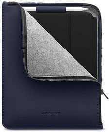 WOOLNUT Tablet-Tasche für Apple iPad Air 4. Gen (2020), iPad Air 5. Gen (2022), iPad Pro 12,9“ blau