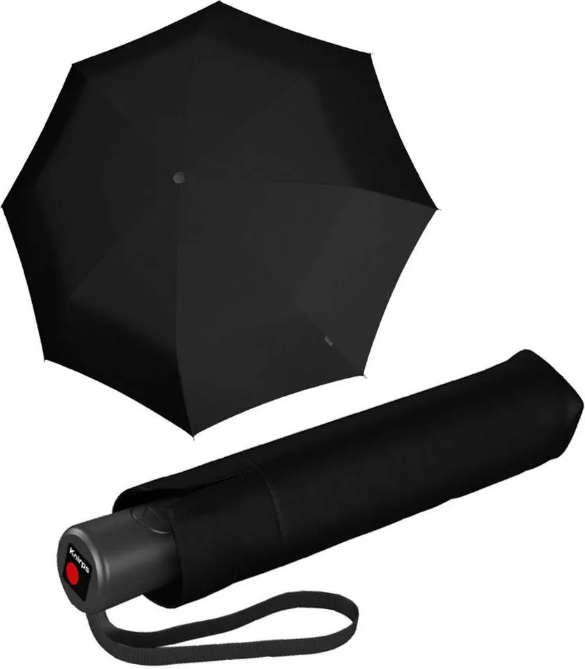Knirps® Taschenregenschirm A.200 Medium Duomatic Auf-Zu-Automatik, klassisch-elegant schwarz RS-Versand