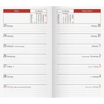 rido/idé Wochen-Ersatzkalendarium TM 15 '26 | 87×153 mm, weiß