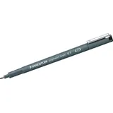 Staedtler Pigment liner Fineliner 0.7mm, Schwarz, 0,7 mm