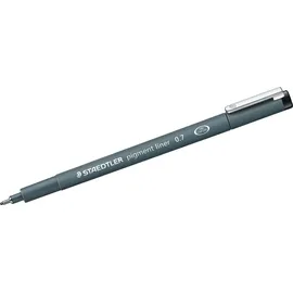 Staedtler Pigment liner Fineliner 0.7mm, Schwarz, 0,7 mm
