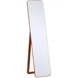 Pangivo Standspiegel, Walnuss, Glas, 37x156x43 cm, Spiegel, Standspiegel