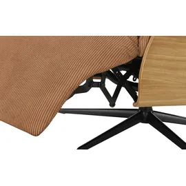 skagen studio Relaxsessel Mikkel 81 x 106 x 82 cm Braun mit Relax-Funktion