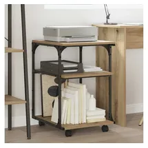 vidaXL Druckerständer Artisan-Eiche 43 x 48 x 64 cm Holzwerkstoff