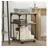 vidaXL Druckerständer Artisan-Eiche 43 x 48 x 64 cm Holzwerkstoff