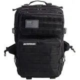 elitex training 25l Tactical Rucksack Schwarz