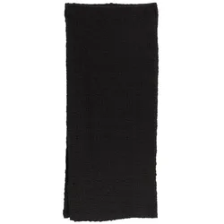 TOM TAILOR DENIM Damen Crinkle Midi-Rock, schwarz, Uni, Gr. XL