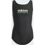 Adidas Sportswear U-back Badeanzug Black / Green Spark 152