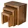 levandeo Beistelltisch Braun Mangoholz 45 x 30 x 45 cm