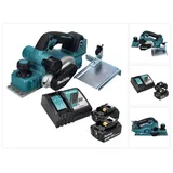 Makita DKP 181 RT Akku Hobel Falzhobel 82 mm 18 V Brushless + 2x Akku 5,0 Ah + Ladegerät