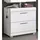 inn.furn Waschbeckenunterschrank Shawn 60 x 56 cm Weiß Hochglanz