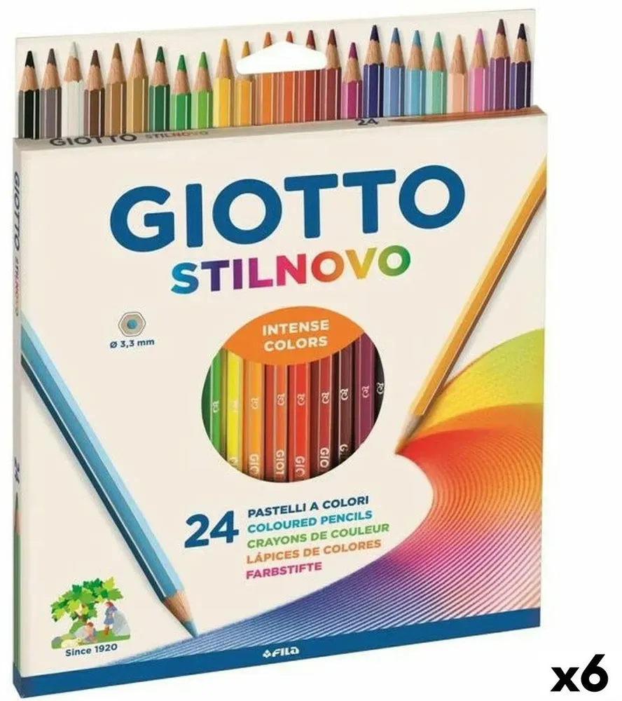 Buntstifte Giotto Stilnovo Bunt (6 Stück)