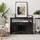 Costway Sideboard 116 x 82 x 40 cm Schwarz