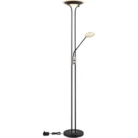 GLOBO LIGHTING LED Flexospot dimmbar schwarz Glas verchromt