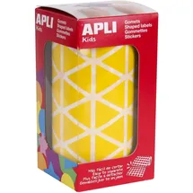 Apli Kids APLI 4867 Rolle Sticker dreieckig 20 mm, gelb