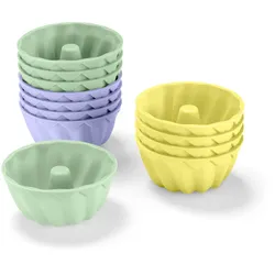 Tchibo - 12 Mini-Gugelhupfformen - lila
