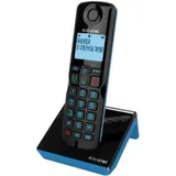 Alcatel S280 Schwarz Blau, Freisprecheinrichtung, Anrufsperre, Telefonbuch mit 50 Namen und Nummern