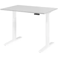 Bümö Schreibtisch 120x80 cm Grau / Weiß