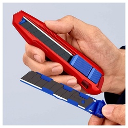 Knipex Cutter CutiX - Universalmesser/Cuttermesser - rot/blau rot