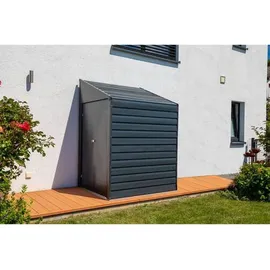 SPACEMAKER Metallgerätehaus 4x7 2,03 x 1,24 m anthrazit